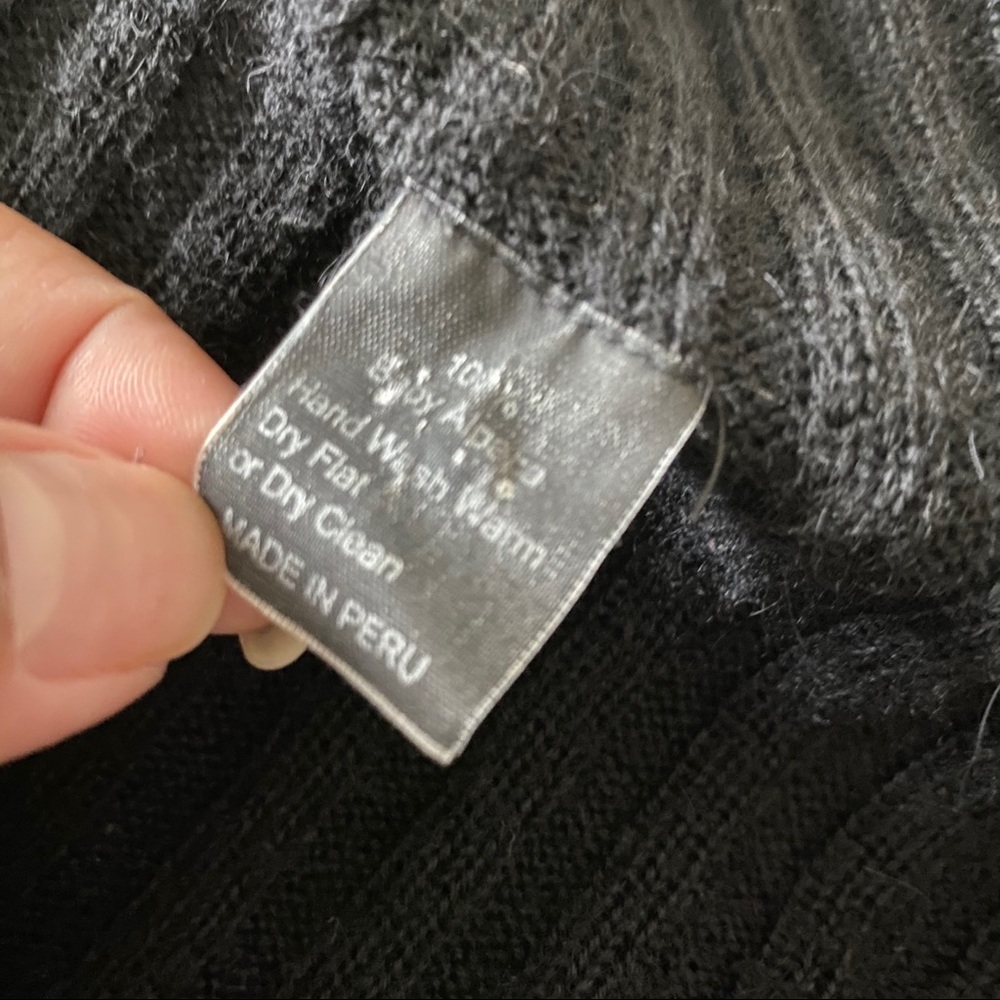 Baby Alpaca Open Cardigan Shawl - Picture 2 of 6